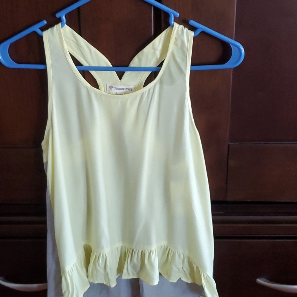 Girls racer back cute top